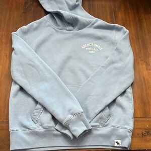 Abercrombie & Fitch Light Blue Hoodie